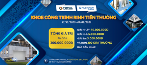 Top 100 Đại lý có công trình đẹp đạt giải chào sân