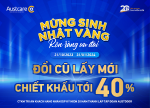 Mừng sinh nhật Vàng – Rộn ràng ưu đãi, chiết khấu lên tới 40%